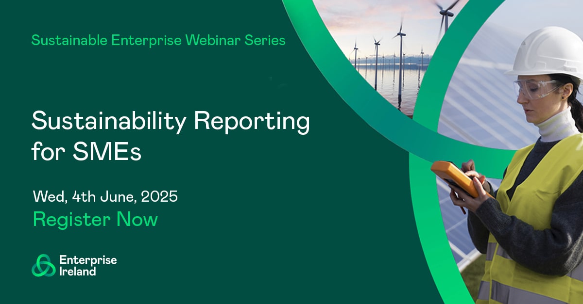 Sustainability Reporting for SMEs, CGBC & EI Clients - poster